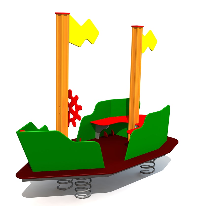 Lekbåt Topu på fjädrar - bild 5