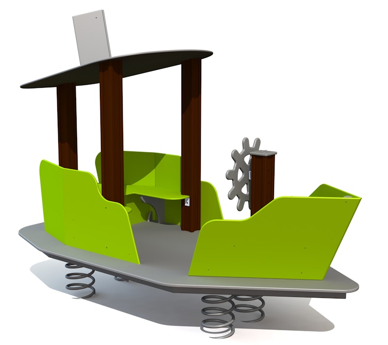 Lekbåt Playboat Uku på fjädrar - bild 3