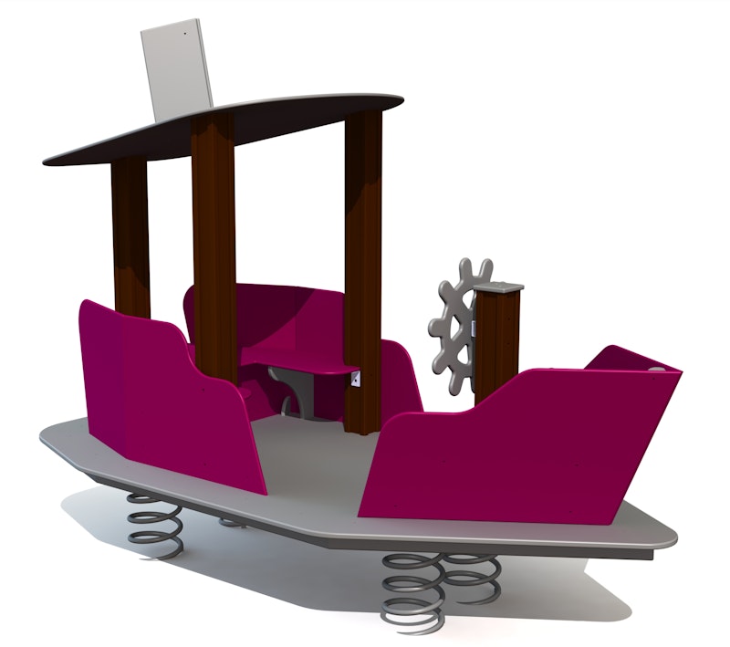 Lekbåt Playboat Uku på fjädrar - bild 6