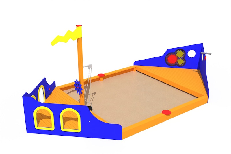 Sandlåda Lekskepp med sandlåda Oas - bild 4