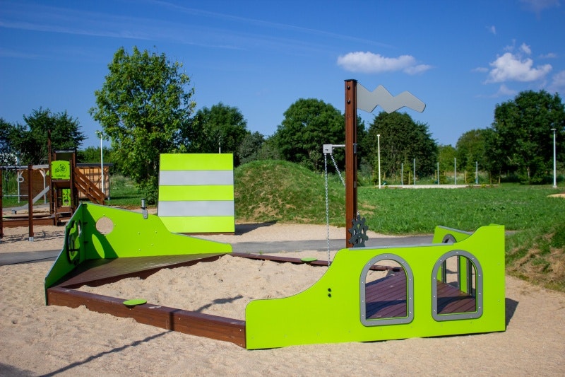 Sandlåda Lekskepp med sandlåda Oas - bild 5