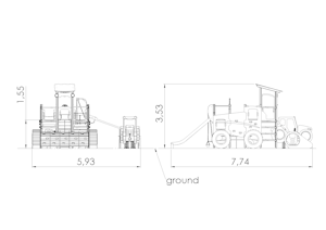 Temalek Playset COMBINE (with tractor and trailer) - bild 5