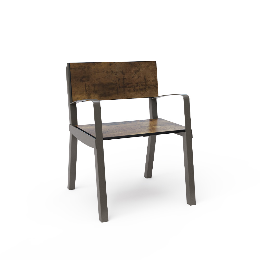 Parkbänk Inlin 0,6 m