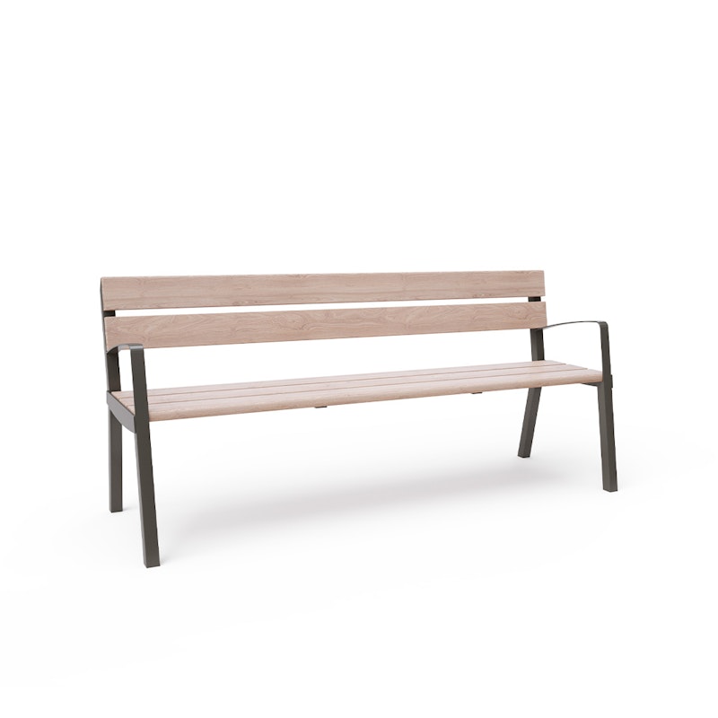 Parkbänk Stenger 1,8 m - bild 2