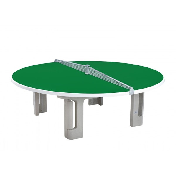 Utomhus bordtennisbord runt