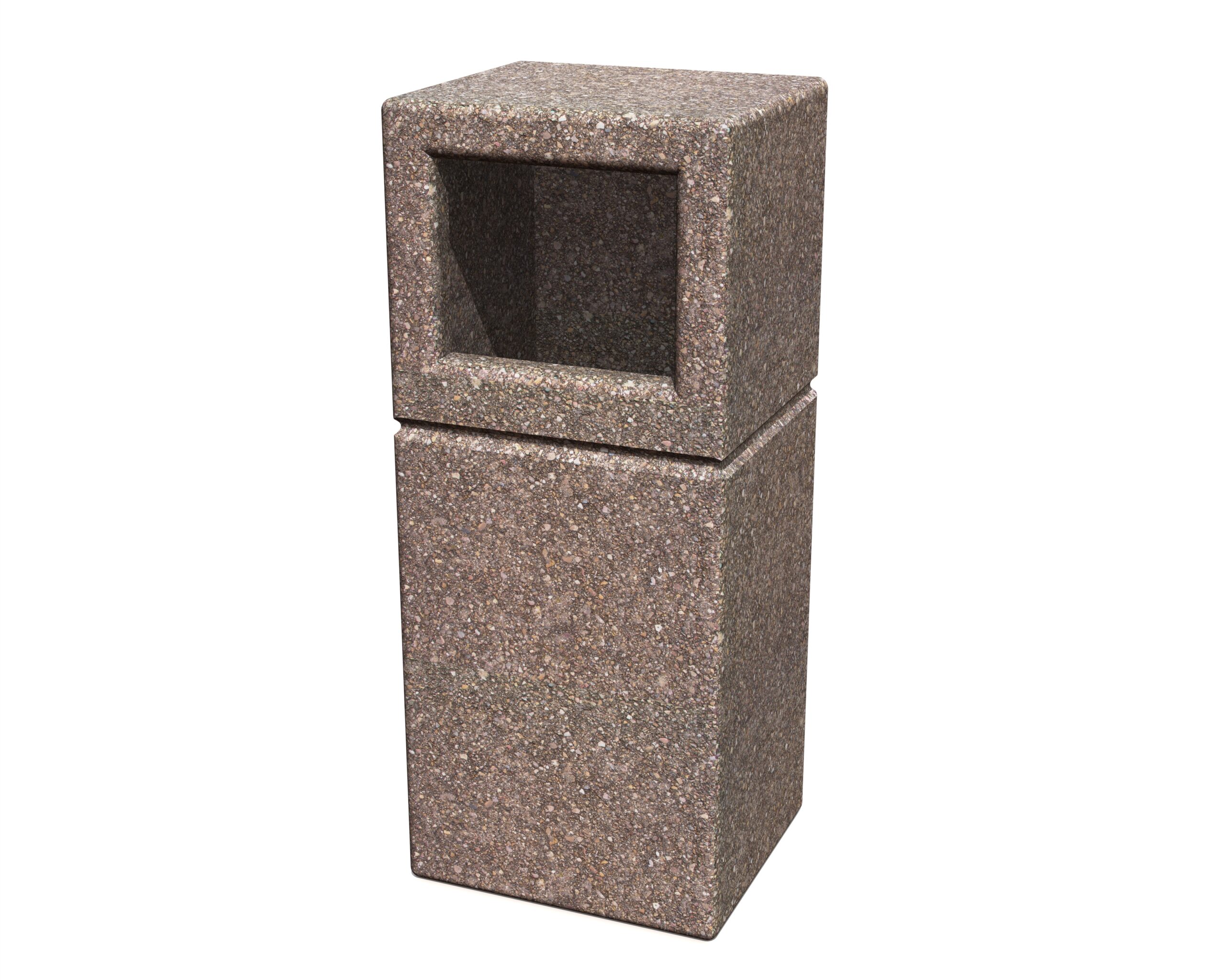 Betongpapperskorg Mossen 55 L