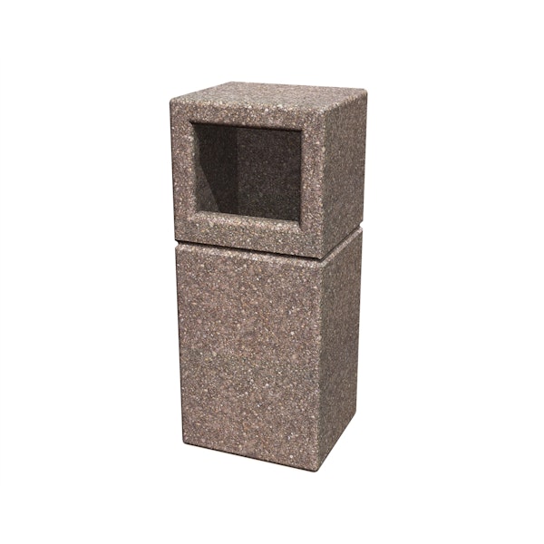Betongpapperskorg Mossen 55 L