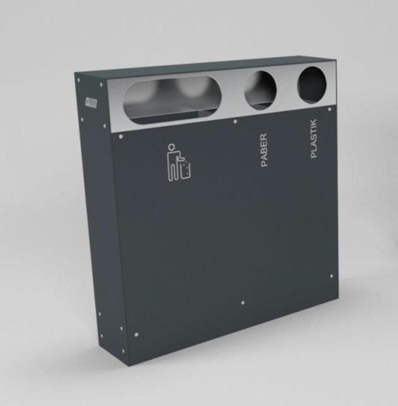 Källsorteringskärl Nordan 40/40/80 L