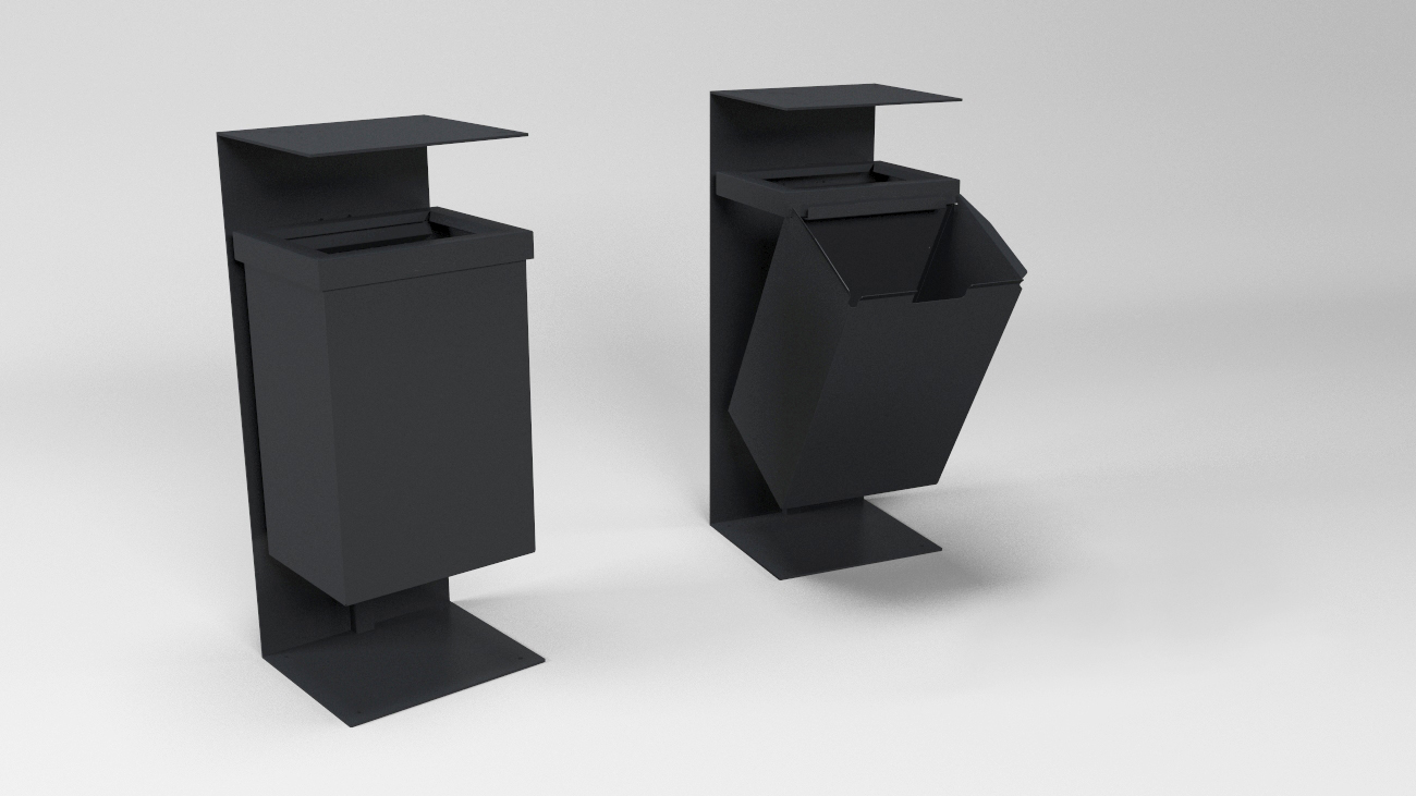 Papperskorg Pilen 75 L