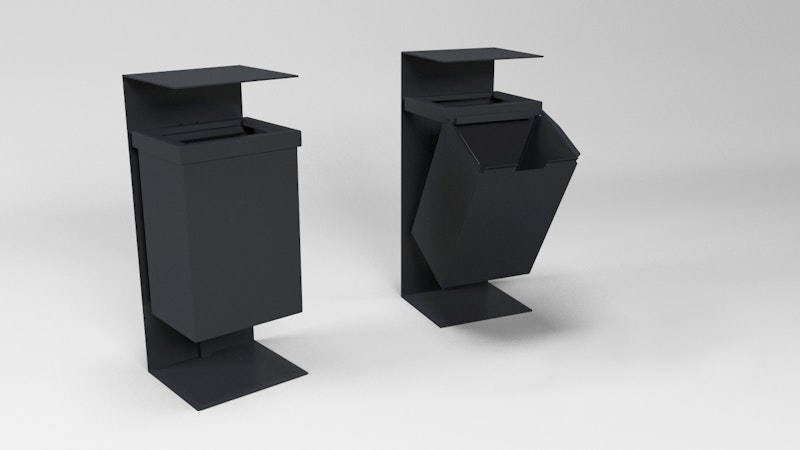 Papperskorg Pilen 75 L