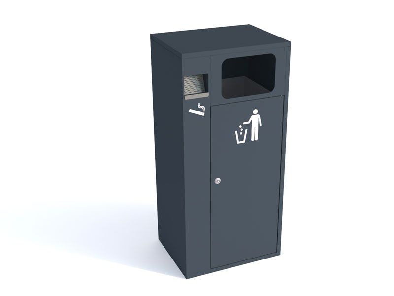 Papperskorg Driften 40 L med askkopp