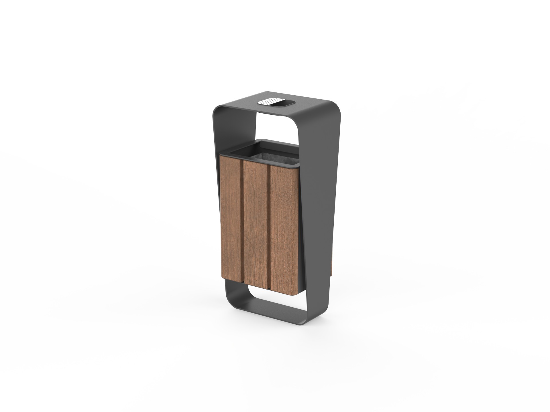 Papperskorg Holmen 30 L med askkopp