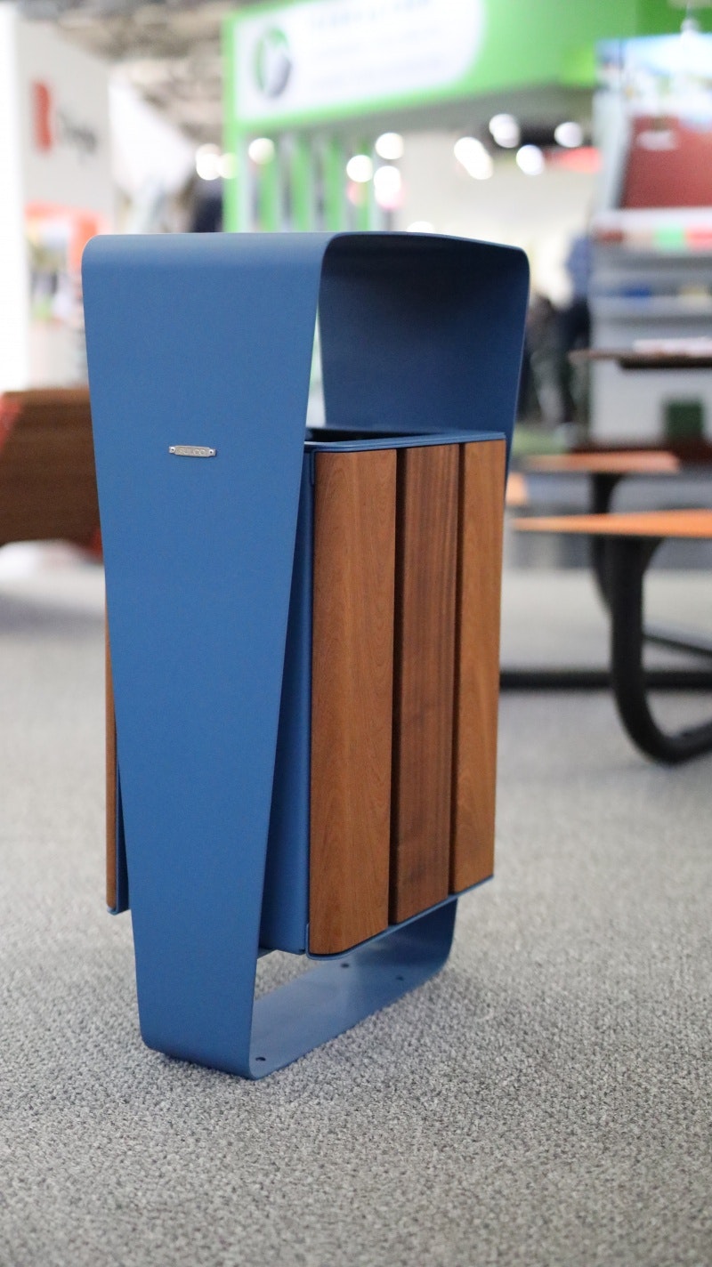 Papperskorg Holmen 30 L med askkopp - bild 2