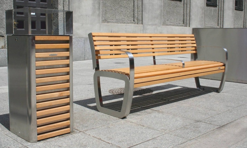 Papperskorg Ingarö 55 L med askkopp