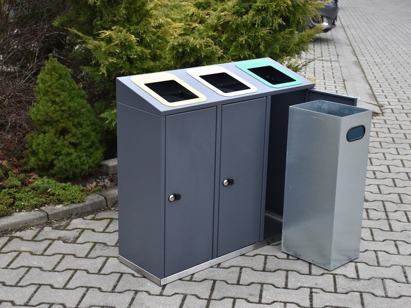 Källsorteringskärl Jarven 3x40 L - bild 2