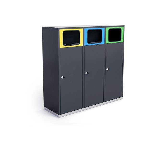 Källsorteringskärl Linum 3x80 L