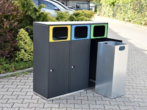 Källsorteringskärl Linum 3x80 L - bild 2