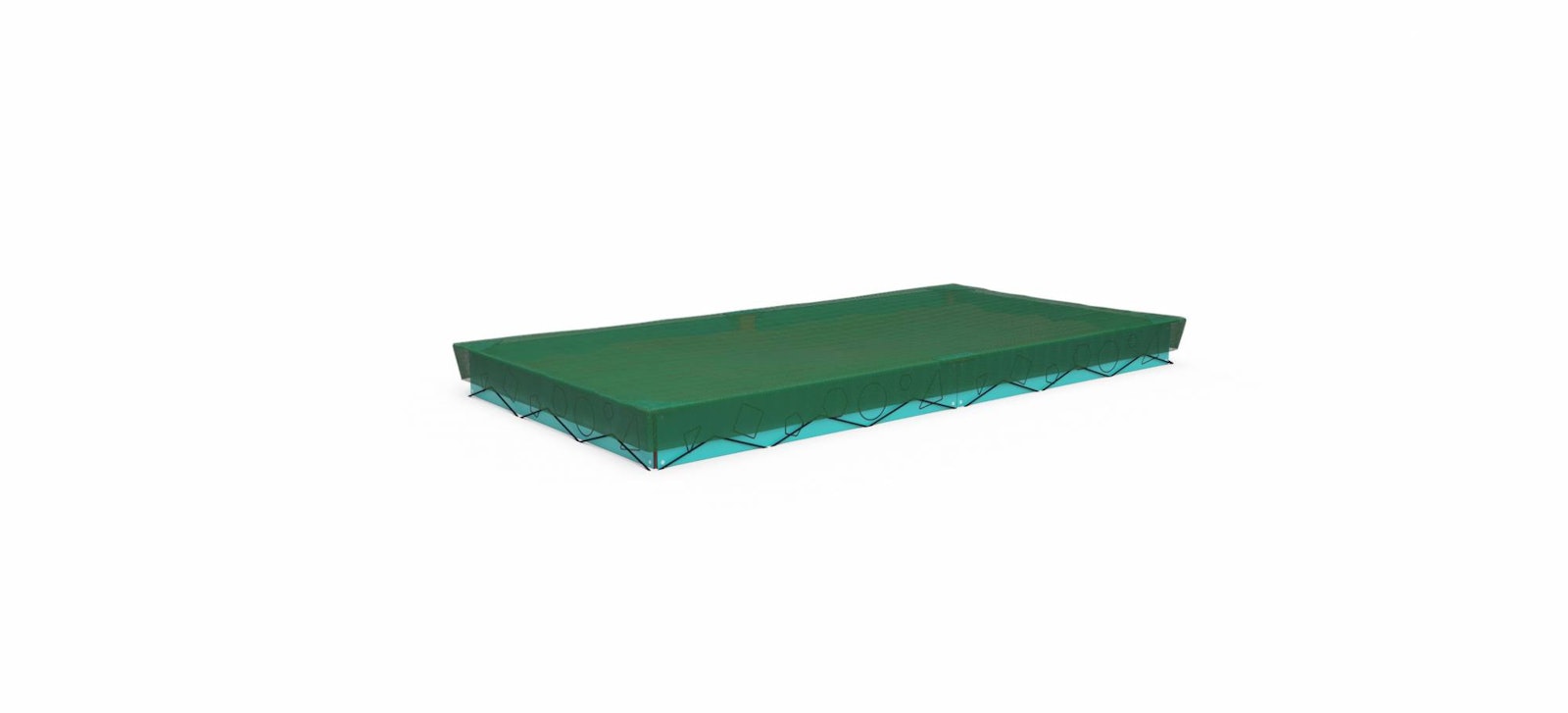 Sandlådeskydd Faon 4 x 2 m
