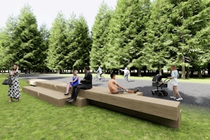 Parkbänk Promenade - bild 4