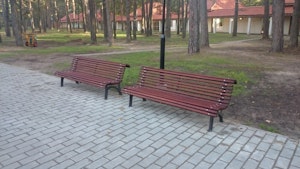 Parkbänk Torg - bild 2