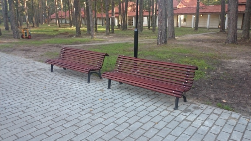 Parkbänk Torg - bild 3