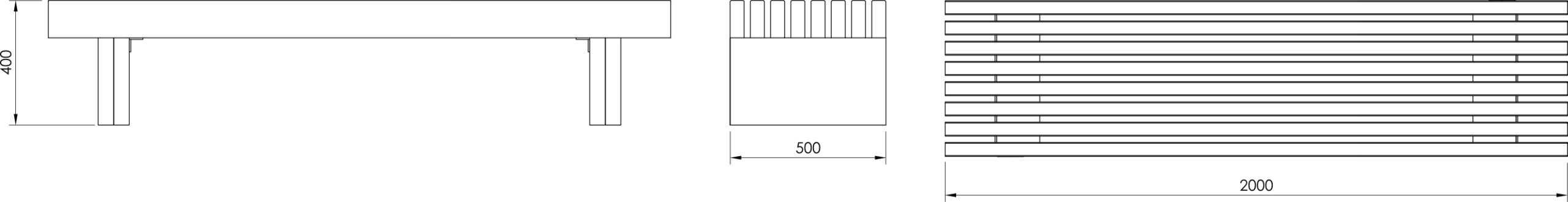 Parkbänk Salmistu 2.0