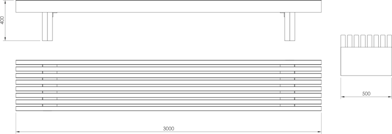 Parkbänk Salmistu 3.0