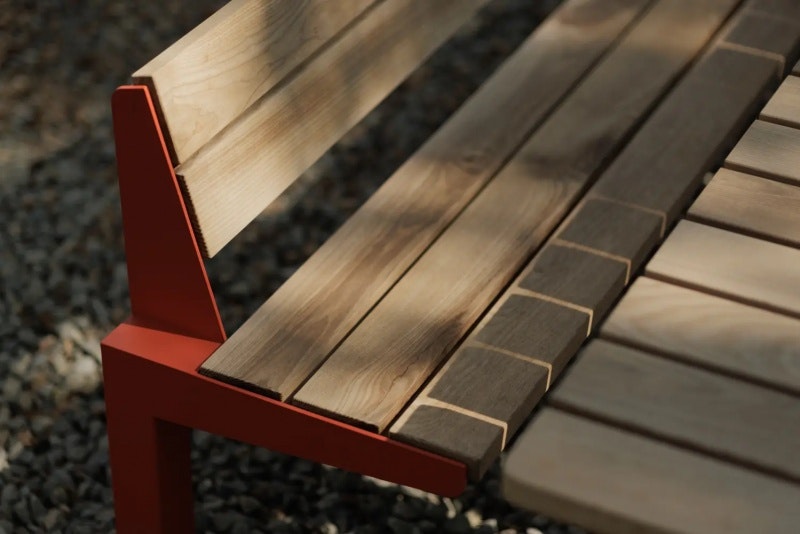 Parkbänk TOOME (1,2 m) - bild 3