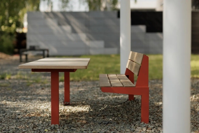 Parkbänk TOOME (1,2 m) - bild 4