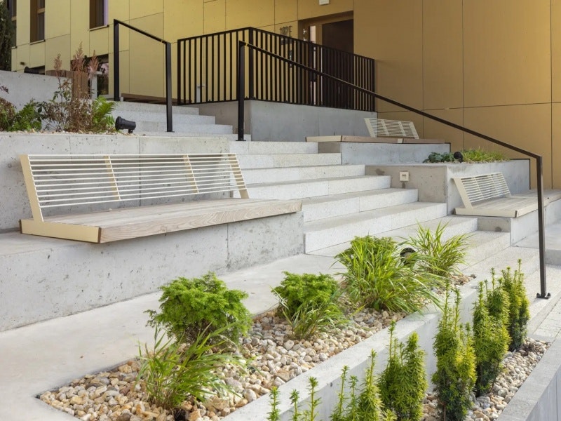 Väggbänk PAE med ryggstöd 180 cm - bild 3