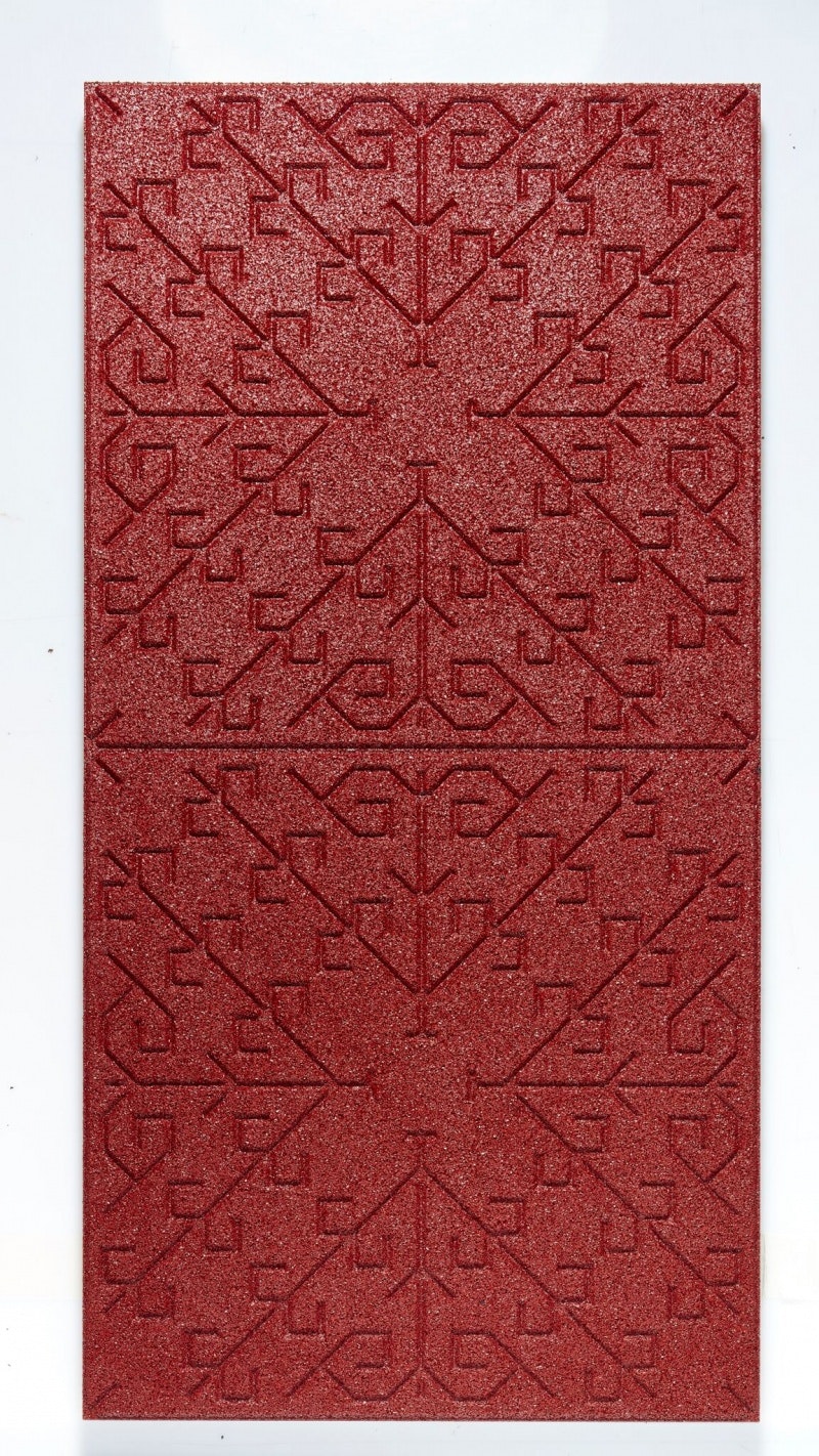 Mönstrad gummiplatta Solträd (m2) - bild 4