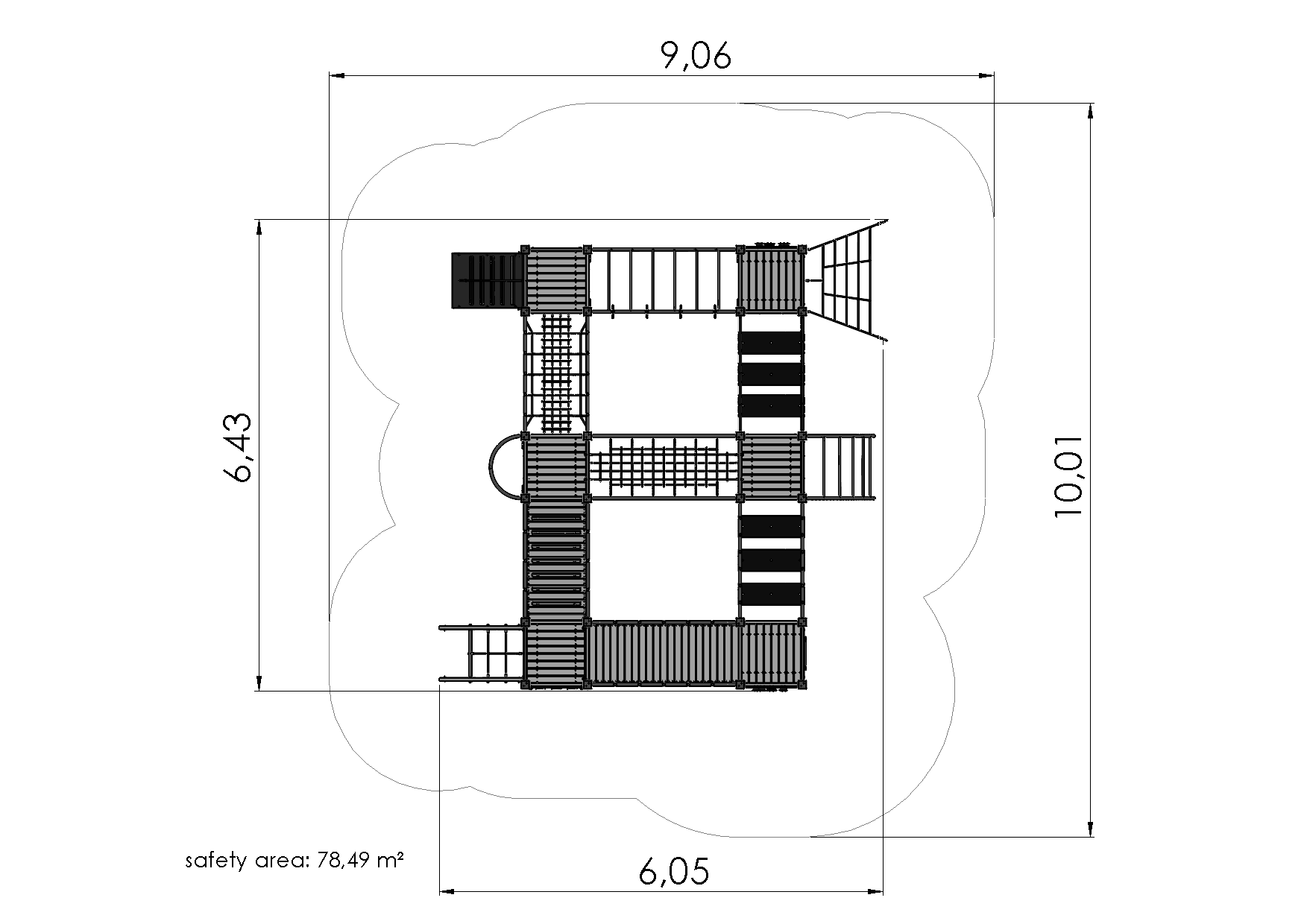 Klätterställning Klätterkomplex Otto