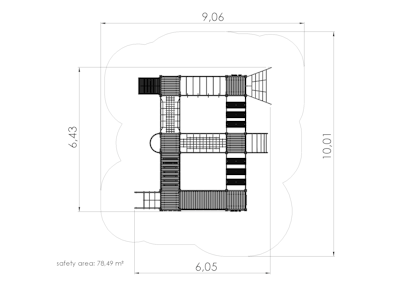 Klätterställning Klätterkomplex Otto
