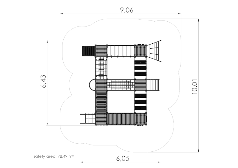 Klätterställning Klätterkomplex Otto
