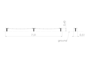 Balansredskap Slackline 3+3m - bild 5