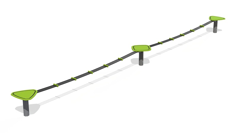 Balansredskap Slackline 3+3m - bild 3