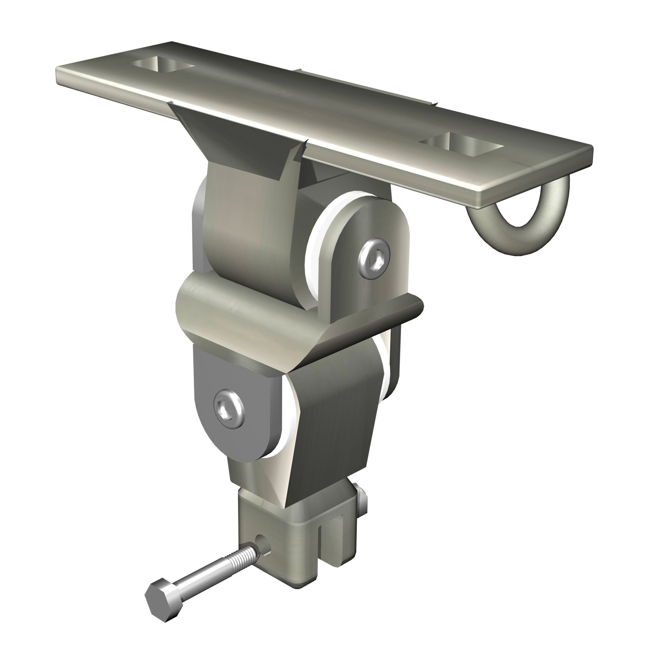 Universal joint for bird nest swing with mounting plate