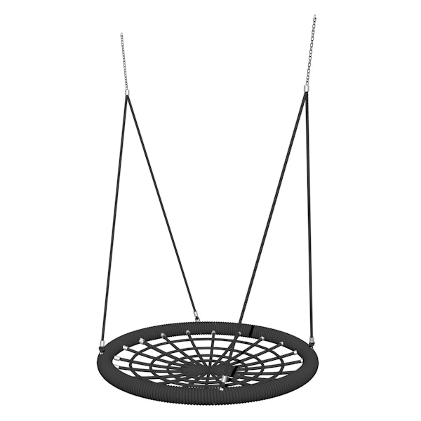 Bird nest swing Ø120, black