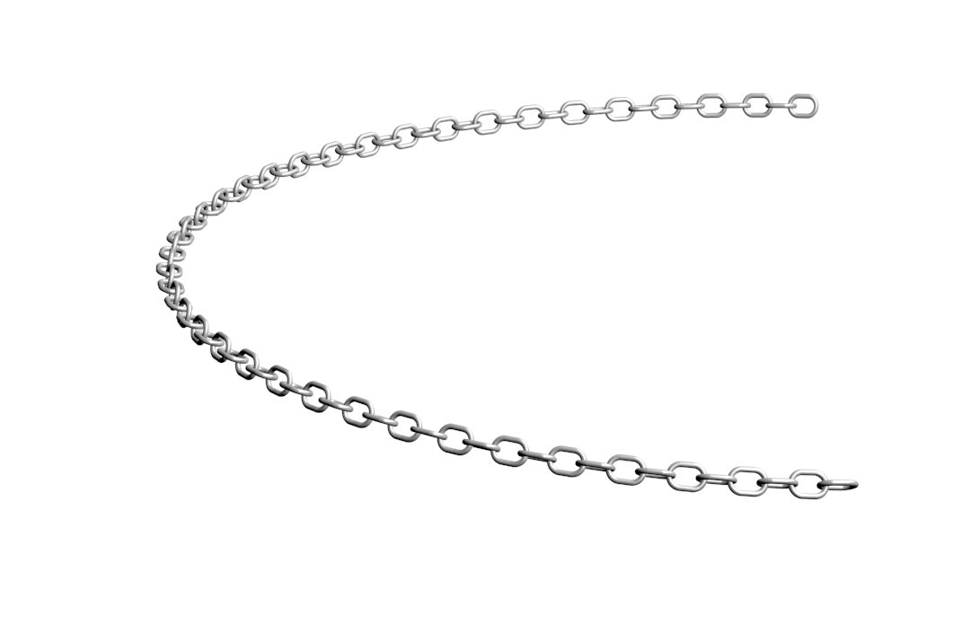 6 mm galvanized chain, pr.m