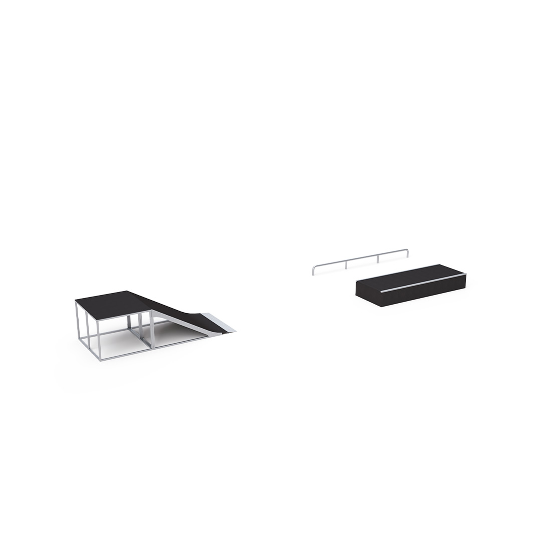 Skateparkset Levon 1,0 m