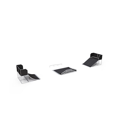 Skateparkset Tyik 1,5 m