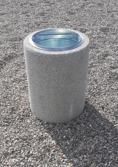 Papperskorg betong 07