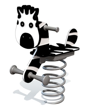Fjädergunga Zebra (LEK0101820) - bild 1