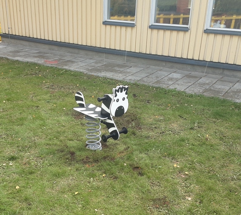 Fjädergunga Zebra - bild 2