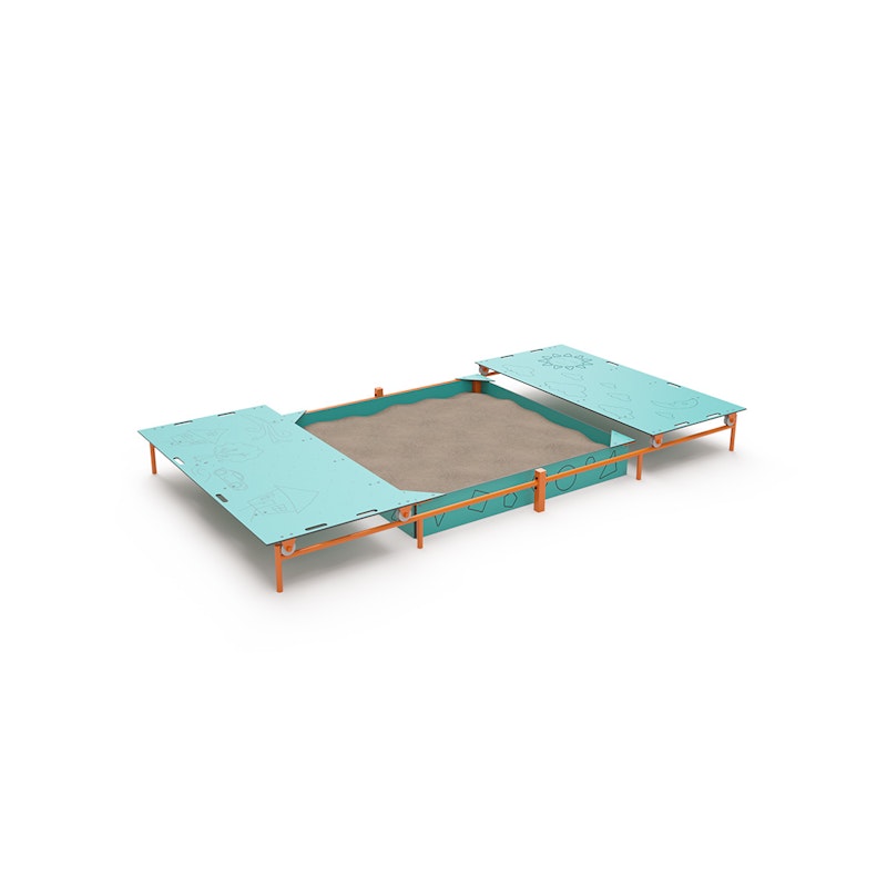 Sandlådeskydd Tiar 2 x 2 m - bild 2