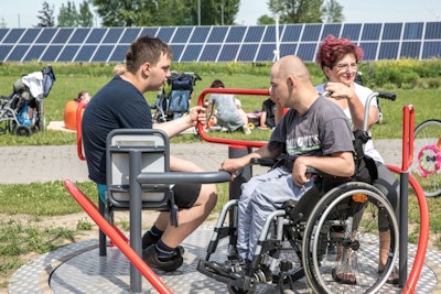 Inkluderande rondell