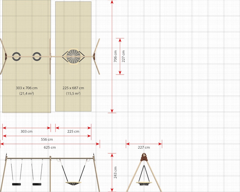 Renata Explore m 2 gungor + 1 fågelbo - bild 15