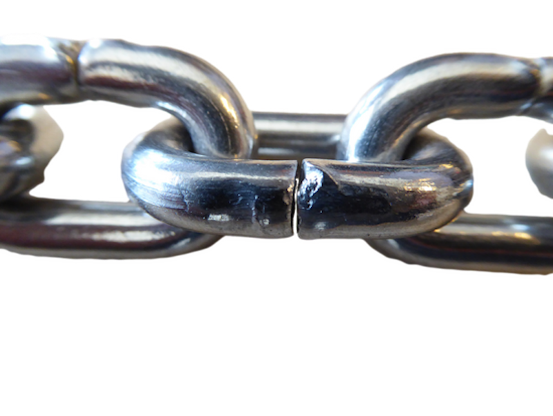 Reservdel - Rostfritt stål chain link, Ø 6 mm, open - bild 6