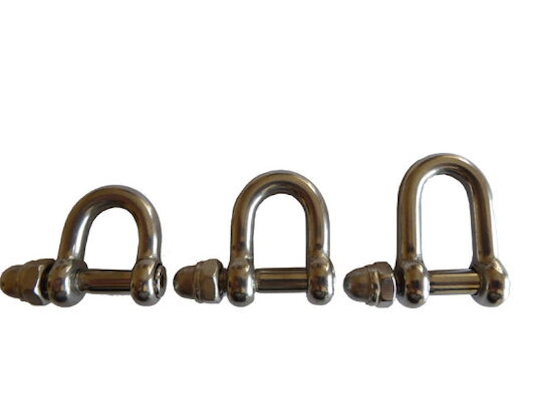 Reservdel - D-shackle 6 mm MICRO stainl. steel - bild 3