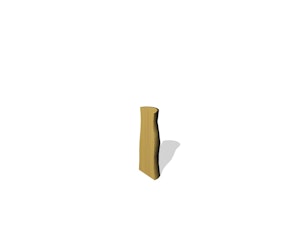 Robinia stolpe halv, Ø12-14 cm L125 cm - bild 2